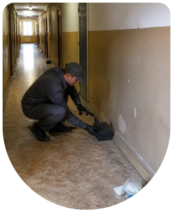 Профессиональная дератизация общежития от грызунов в Алексеевке
